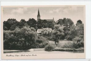 Haselberg (Ostpr.), Kreis Schloßberg Lasdehnen, Blick auf die Kirche 
