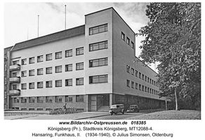 Königsberg (Pr.), Stadtkreis Königsberg Hansaring 21-25