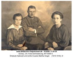 Grünau Kr. Elchniederung, Ort, Kreis Elchniederung 