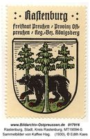 Rastenburg, Stadt, Kreis Rastenburg 