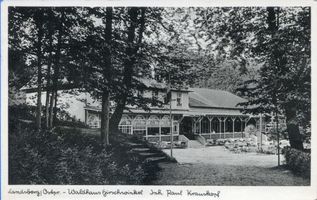 Landsberg, Stadt, Kreis Preußisch Eylau Landsberg i. Ostpr., Stadtwald, Waldhaus Hirschwinkel IV 
