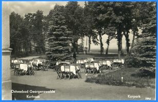 Georgenswalde, Kreis Samland Georgenswalde, Kurhaus, Kurpark 