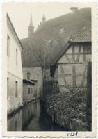 Frauenburg, Kreis Braunsberg Frauenburg, Blick auf den Dom von der Baude aus Königsberg, Dom