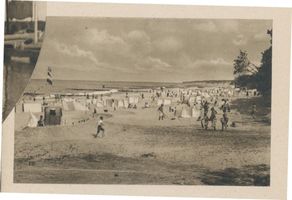 Neukuhren, Kreis Samland Neukuhren, Blick von der Strandtreppe 