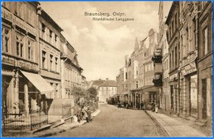 Braunsberg Kr. Braunsberg, Kreis Braunsberg Braunsberg,  Altstädtische Langgasse I 