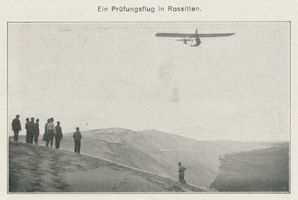 Rossitten Kr. Samland, Kreis Samland Rossitten Kr. Samland, Prüfungsflug über den Dünen Росситтен, район Самбия, экзаменационный полёт над дюнами