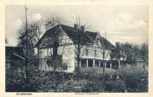 Kruttinnen, Kreis Sensburg Kruttinnen, Kurhaus Soecknick Круттиннен, курортный дом Зёкника