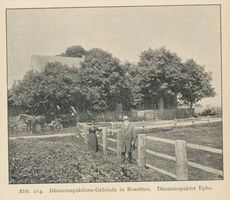Rossitten Kr. Samland, Kreis Samland Rossitten Kr. Samland, Düneninspektionsgebäude, Düneninspektor Epha 