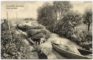 Kahlberg-Liep, Ort, Kreis Elbing Kahlberg-Liep, Partie am Haff 