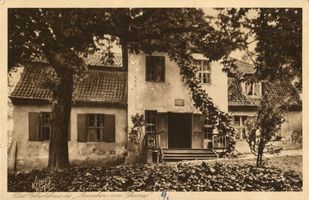 Tharau, Kreis Preußisch Eylau Tharau, Pfarrhaus, Geburtshaus des  Ännchen von Tharau  I Тарау, пасторский дом, родной дом «Анхен из Тарау», I