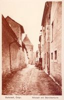 Guttstadt, Kreis Heilsberg Guttstadt, Altstadt mit Storchenturm 