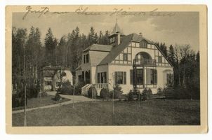 Waldhausen Kr. Insterburg, Ort mit Domäne und Strommeisterei, Kreis Insterburg Groß Bubainen, Jagdhaus Hubertus I 