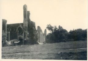 Braunsberg Kr. Braunsberg, Kreis Braunsberg Braunsberg, Kath. Pfarrkirche - Ruine III Ostpreußen, Zweiter Weltkrieg und das Ende