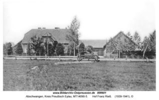 Abschwangen, Kreis Preußisch Eylau 