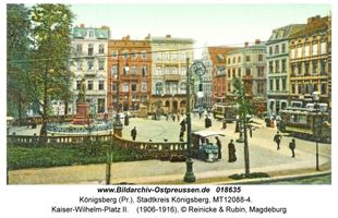 Königsberg (Pr.), Stadtkreis Königsberg Kaiser-Wilhelm-Platz