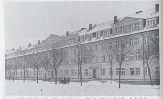 Königsberg (Pr.), Stadtkreis Königsberg Charlottenstraße 1-9 Königsberg, Mittelhufen, Charlottenstraße 1-9, Wohnblock mit 40 Wohnungen Кёнигсберг, Миттельхуфен, Шарлоттенштрассе 1-9, жилой дом на 40 квартир