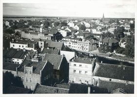 Memel, Stadt, Stadtkreis Memel Memel, Blick vom Johanniskirchtum nach Norden II 
