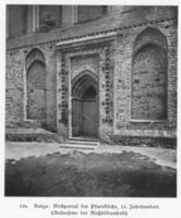 Balga, Kreis Heiligenbeil  74 Balga, Pfarrkirche Westportal, III, 13. Jahrhundert 