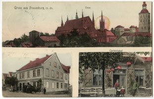 Frauenburg, Kreis Braunsberg Frauenburg, Dom, Gasthaus ? und Gartenlokal Frauenburg, Dom