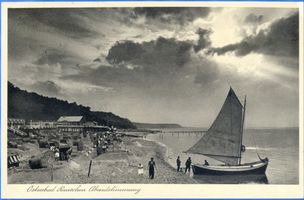 Rauschen Kr. Samland, Kreis Samland Rauschen Kr. Samland, Abendstimmung am Strand Rauschen, Strand