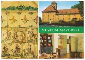 Ortelsburg, Stadt, Kreis Ortelsburg Ortelsburg, Rathaus, Museum, Kachelofen 