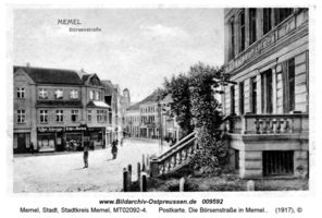 Memel, Stadt, Stadtkreis Memel Börsenstraße
