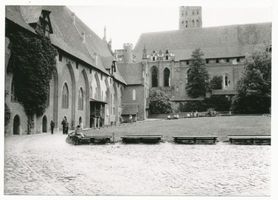 Marienburg, Westpr., Kreis Marienburg Marienburg, Blick in den Innenhof der Ordensburg VI Marienburg, Schloß