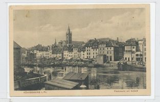 Königsberg (Pr.), Stadtkreis Königsberg Oberer Fischmarkt Königsberg, Blick auf den Oberen Fischmarkt II Königsberg, Stadtteil Altstadt (Umgebung des Schlosses)