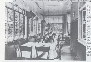 Königsberg (Pr.), Stadtkreis Königsberg Königsberg, Etablissement   Fürstenteich , Veranda im Restaurant Königsberg, Gaststätten, Restaurants und Kaffees