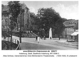 Insterburg, Stadt, Stadtkreis Insterburg  Insterburg, Altes Schloss und Umgebung