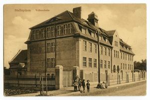 Ebenrode, Stadt, Kreis Ebenrode Ebenrode fr. Stallupönen, Volksschule IV Эбенроде, быв. Шталлупёнен, народная школа, IV
