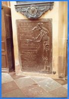 Frauenburg, Kreis Braunsberg Frauenburg, Dom, Inneres, Bronzetafel  Der lachende Tod  Frauenburg, Dom