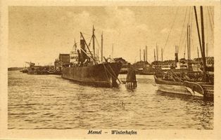 Memel, Stadt, Stadtkreis Memel Memel, Winterhafen VIII Memel, Hafenmotive