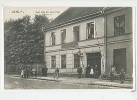 Wehlau, Kreis Wehlau Wehlau, Hotel Rabe, Inh. Ginna Thiel 