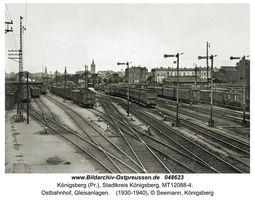Königsberg (Pr.), Stadtkreis Königsberg  Königsberg, Bahnhöfe