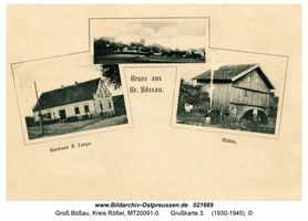Groß Bößau, Kreis Rößel  
