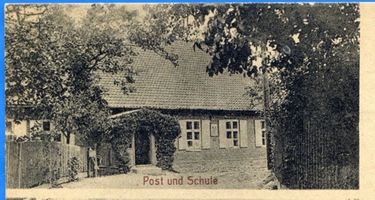 Heiligenkreutz, Kreis Samland Heiligenkreutz, Post und Schule Хайлигенкройц, почта и школа