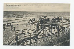 Kahlberg-Liep, Ort, Kreis Elbing Kahlberg, Treppe zum Strand Кальберг, лестница к пляжу