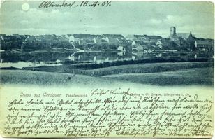 Gerdauen, Stadt und Bahnstation, Kreis Gerdauen 