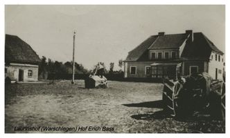 Laurinshof, Kreis Gumbinnen Laurinshof, Hof Erich Bass 