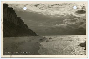Palmnicken, Kreis Samland Palmnicken, Ostseesteilküste nördlich von Palmnicken 