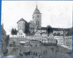 Königsberg (Pr.), Stadtkreis Königsberg Königsberg (Pr.), Altstädtischer Kirchplatz mit Schloss Königsberg, Schloß