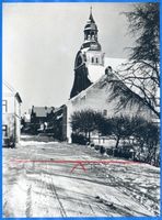 Bischofstein, Kreis Rößel Kirchenstraße Bischofstein, Winterbild kath. Kirche II Бишофштайн, зимний снимок католической церкви, II