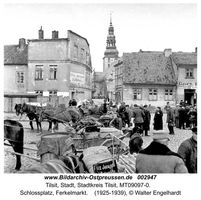 Tilsit, Stadt, Stadtkreis Tilsit Schloßplatz  