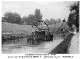 Kanthen, Kreis Preußisch Holland  Oberlandkanal