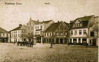 Friedland (Ostpr.), Kreis Bartenstein Friedland, Markt VIII 