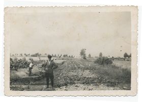 Ragnit, Kreis Tilsit-Ragnit Ragnit, Baustelle der Fa. Richter (Straßen- und Tiefbau) 