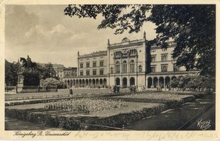 Königsberg (Pr.), Stadtkreis Königsberg Paradeplatz Königsberg (Pr.), Universität XXXV Königsberg, Universität