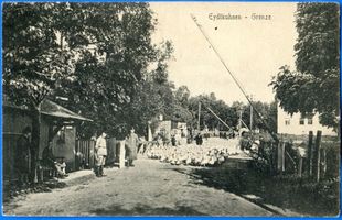 Eydtkau, Kreis Ebenrode Eydtkuhnen, Grenze 
