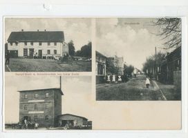 Locken, Kreis Osterode Locken, Dampf,-Mahl- und Schneidemühle Oskar Roehr, Hauptstraße, Hotel 